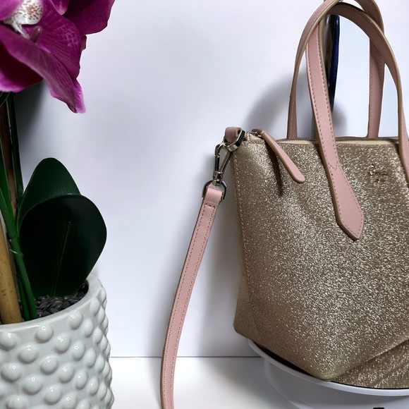 Authentic Kate Spade Joeley Small Satchel Crossbody Rose Gold ECU - Picture 5 of 15